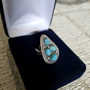 Turquoise and Sterling Silver Ring